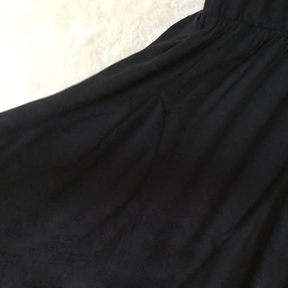 Free People Black Crochet Sleeveless Mini Dress - Picture 5 of 10